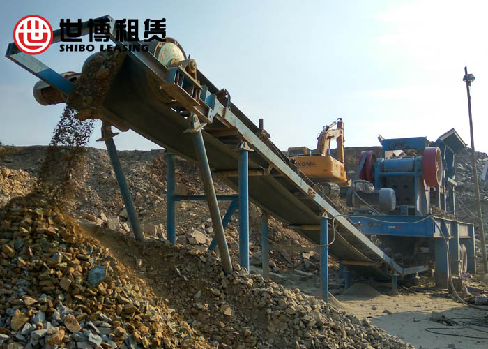 出租移动破碎站——湖南岳阳高速公路路基AB料加工破碎项目