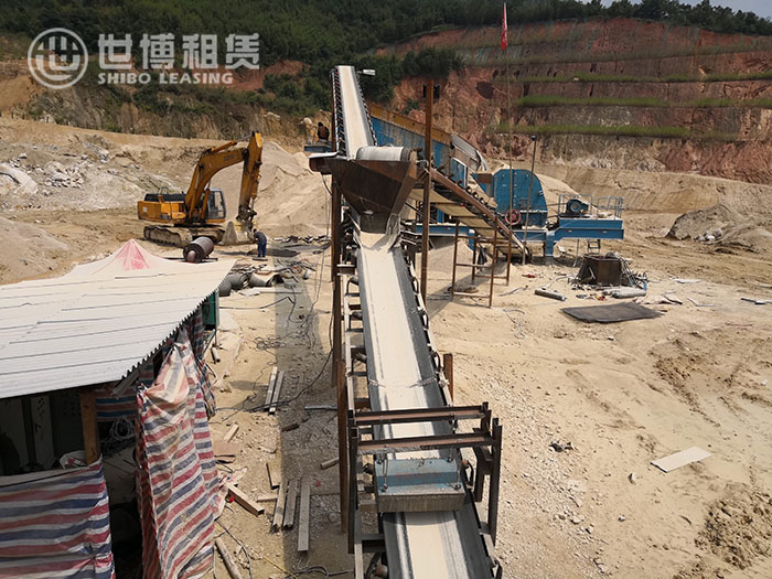 出租移动破碎站——广东广宁破碎10mm以下钾长石混合料